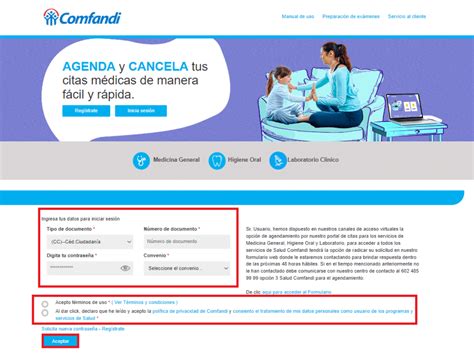 sos comfandi|Citas médicas 